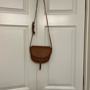 Brown Leather Crossbody Bag